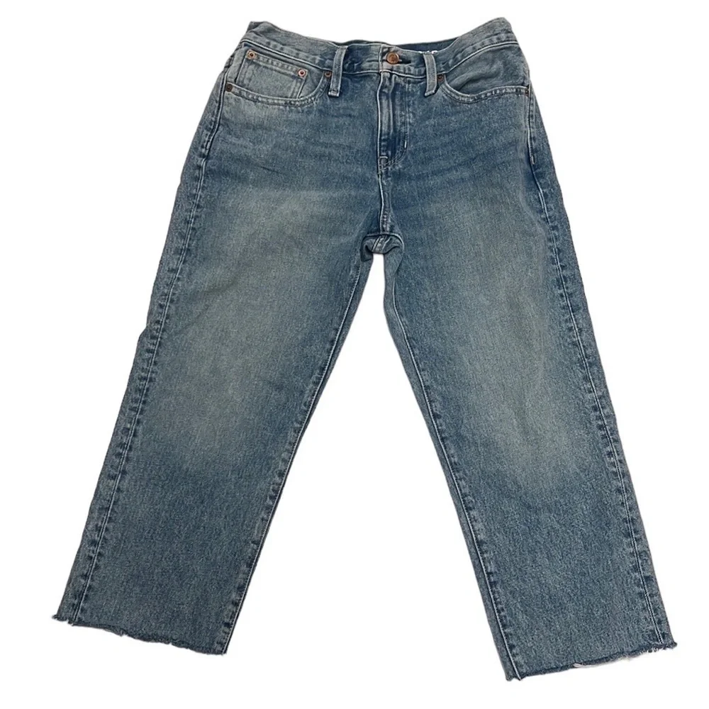 J. Crew Slouchy Boyfriend Jeans with raw hem size 26 petite 100% cotton